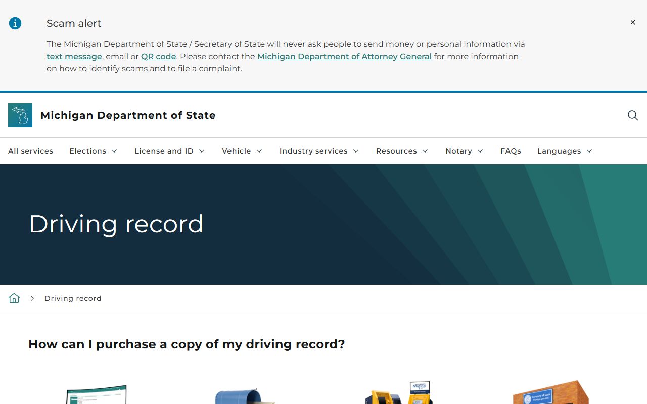 Ontonagon County traffic court records compared with the Michigan Secretary of State driving record